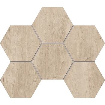 Мозаика Soft Wood Мозаика SF02 Hexagon Неполированный 25x28.5